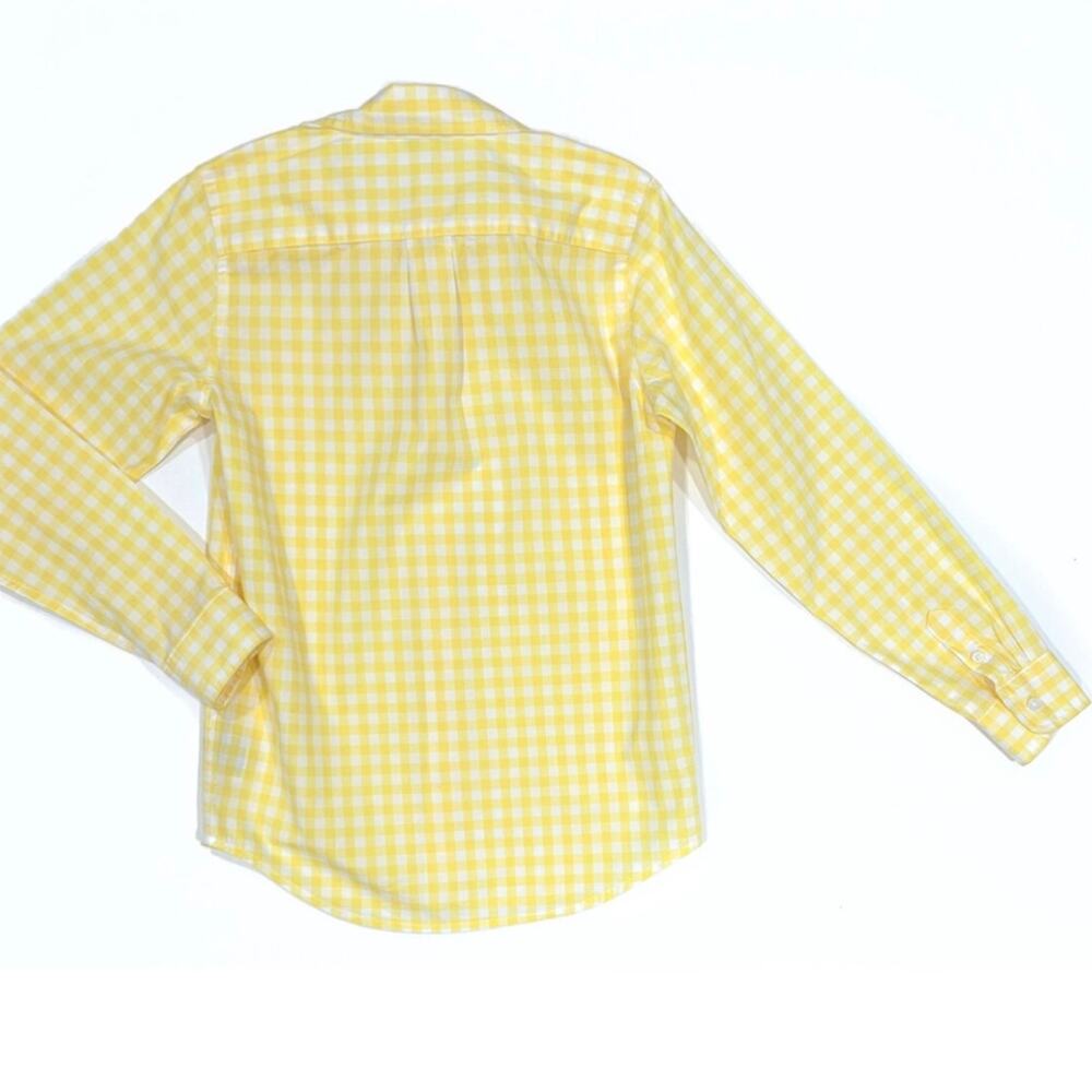 Janie and Jack Yellow Gingham Button Down - Picture 3 of 3
